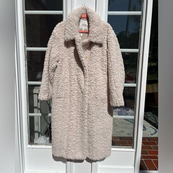COS Faux Shearling Coat NWT - Picture 11 of 11